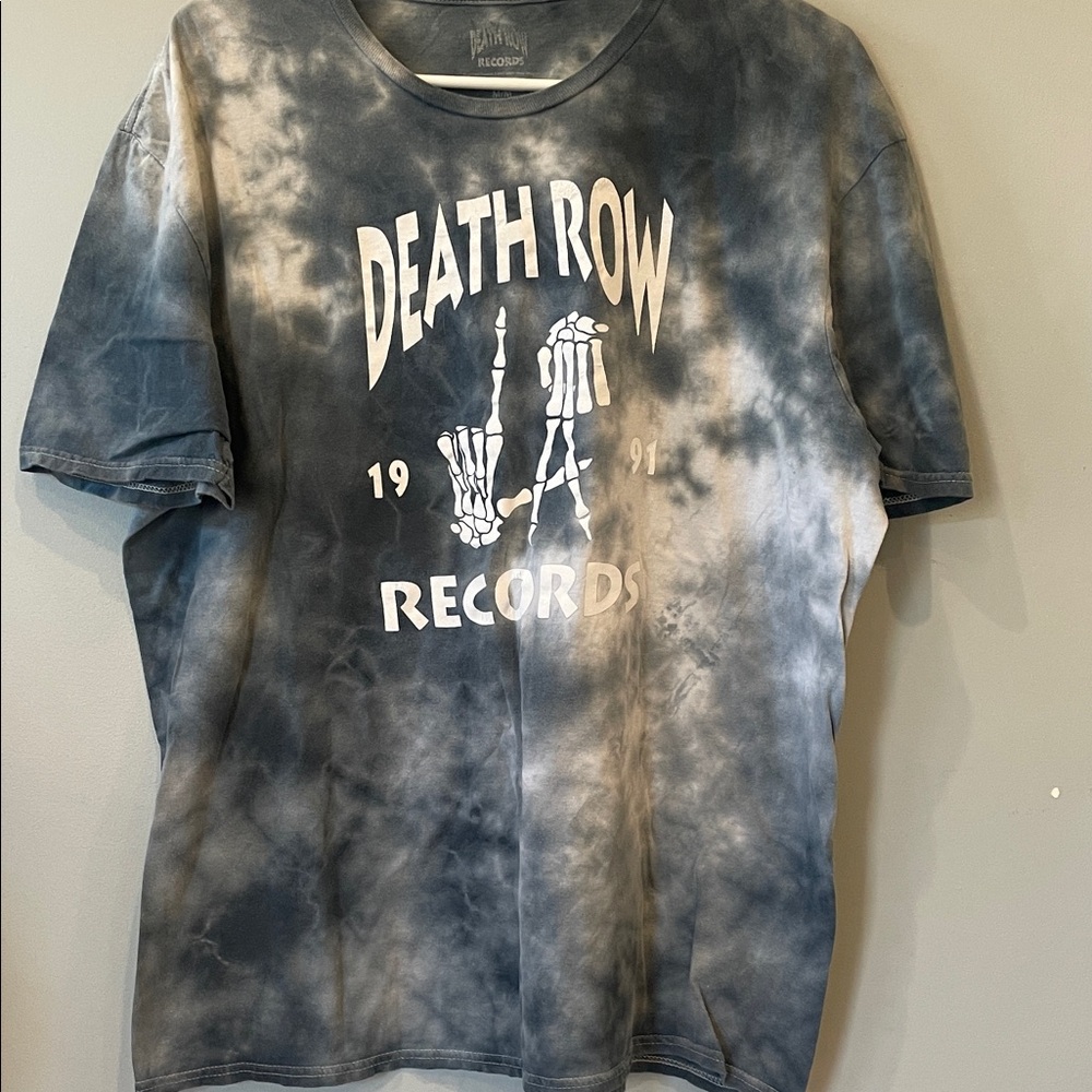 Death Row Records Tie-Dye Graphic Tee Mens Medium